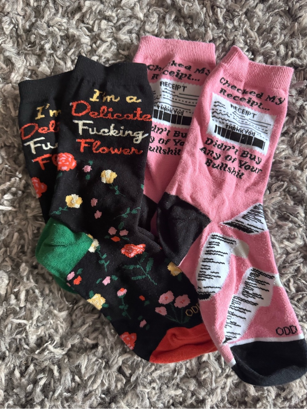 3 pairs of ODDSOX for women